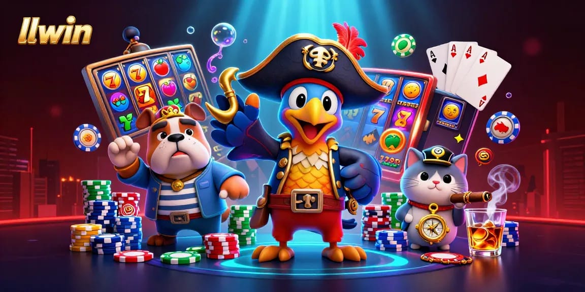 Experience thrilling gameplay at llwin with 3D beautifully rendered characters and casino elements.