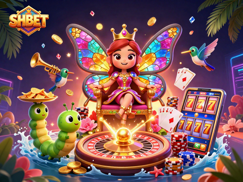Experience thrilling wins at SHBET with a vibrant casino scene showcasing gaming elements.