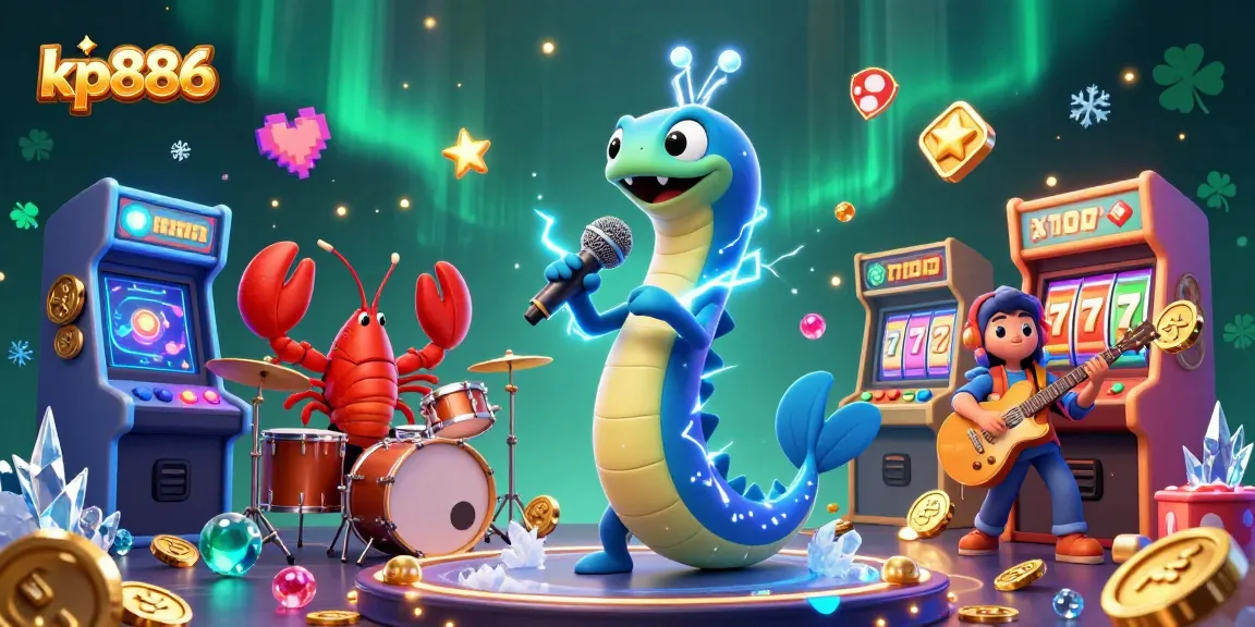 Experience thrilling gaming at kp886 with vibrant casino elements in an underwater scene.
