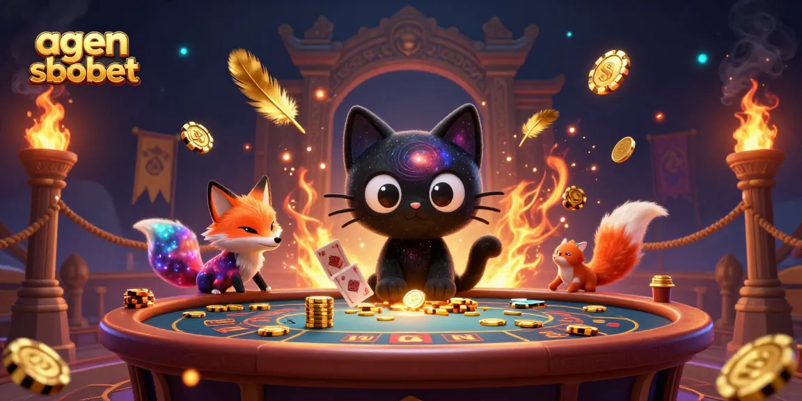 Experience thrilling action with agen sbobet at a vibrant cosmic casino featuring dynamic characters and elements.