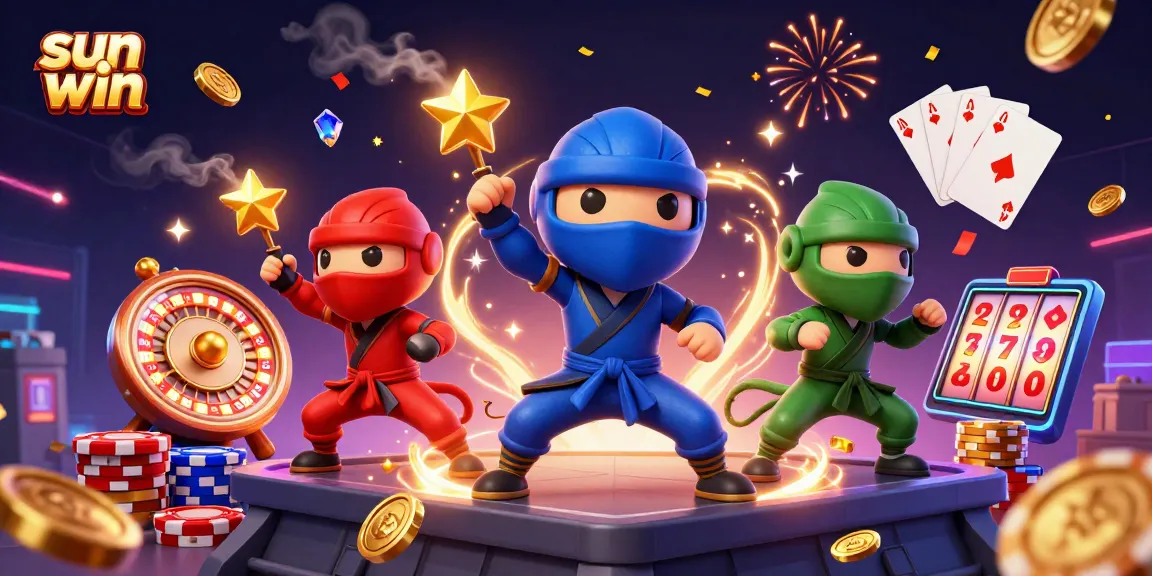 Experience sun win excitement with vibrant casino games and ninja chameleons in action.